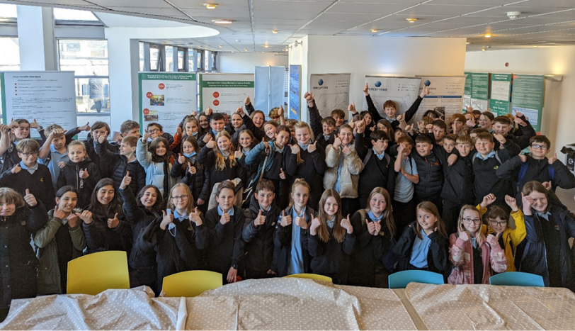 Figure 6: Pupils from Ysgol Gyfun Gwyr attending the workshops