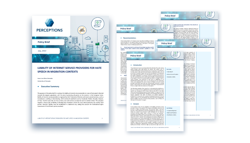 Liability of Internet Service Providers for Hate Speech in Migration Contexts